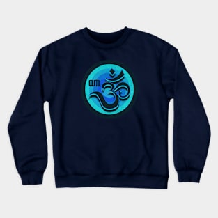 Spiritual Ice Dot Om Crewneck Sweatshirt